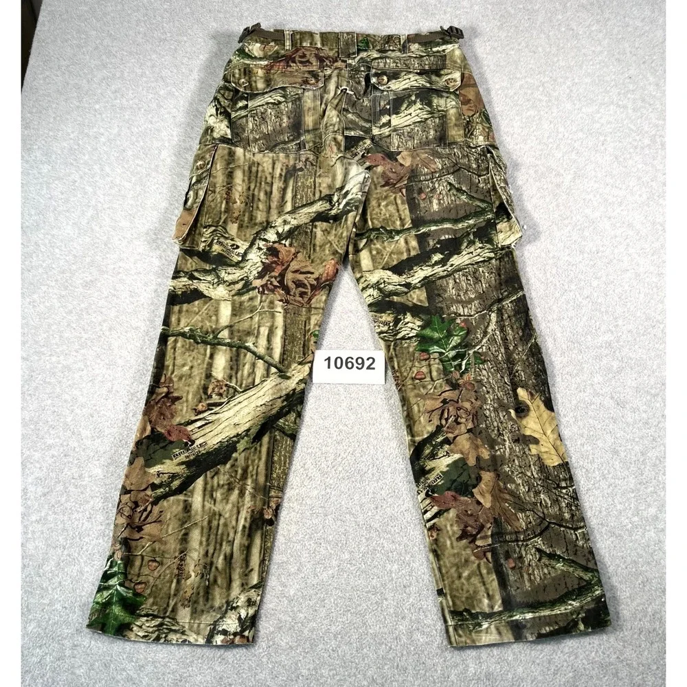 Game Winner Cargo Pants Mens Medium Green Realtree Cotton Hunting Outdoor Casual